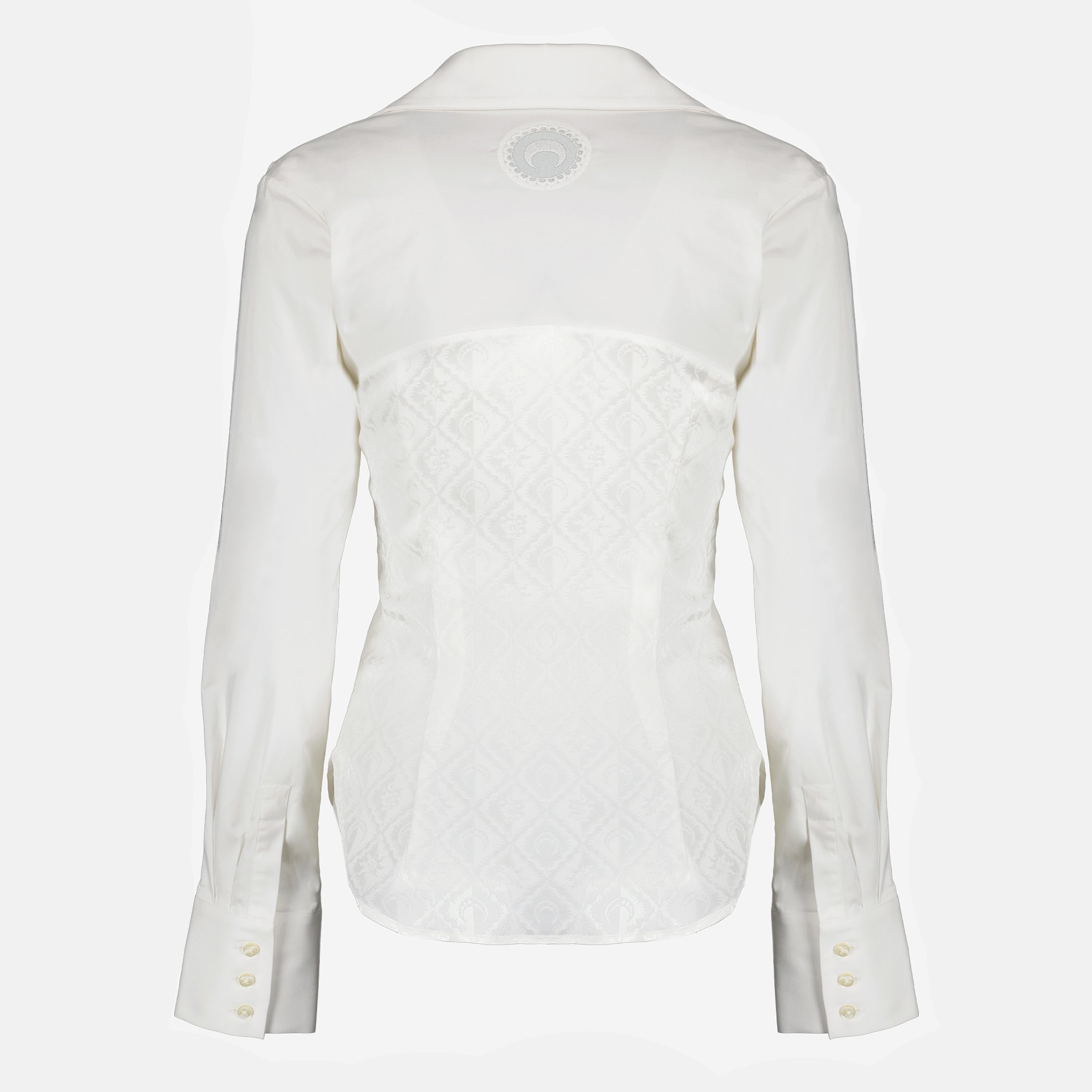 Chemises 화이트 지퍼 셔츠 Marine Serre Blanc Femme