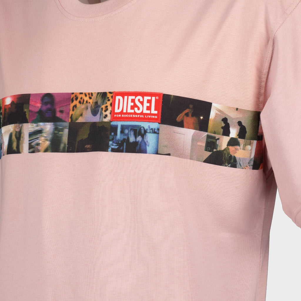 T-shirts T-shirt T-Boxty Diesel Rose Homme