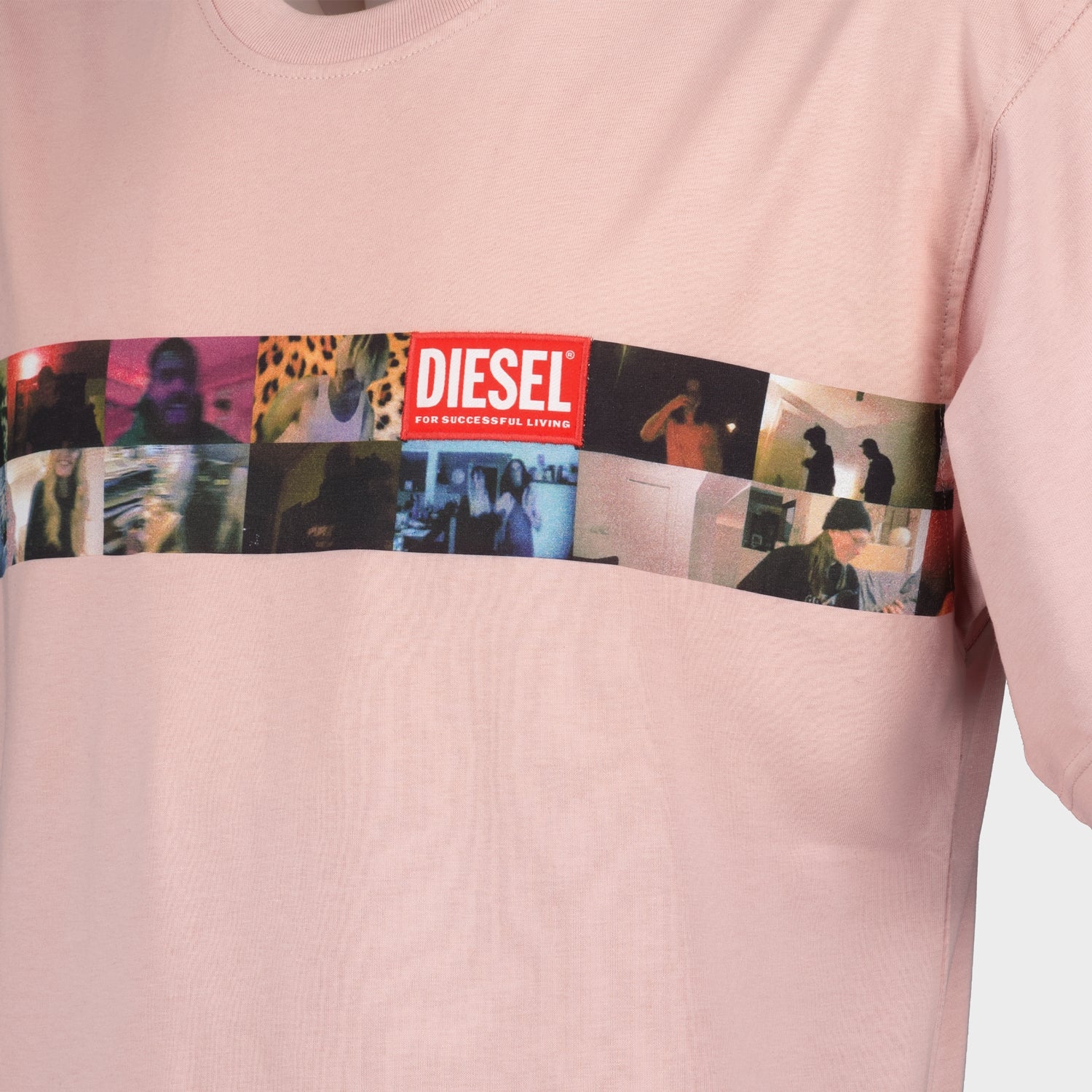 T-shirts T-shirt T-Boxty Diesel Rose Homme