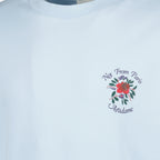 Image de l'article T-shirt Slogan Rose bleu de la marque Drole De Monsieur pour Homme - Saison Printemps-Été 2026 - Vue détaillée_1