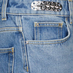 Pantalons Jean signature 1969 Rabanne Bleu Femme
