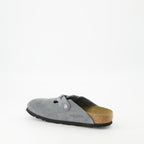 Chaussures ouvertes Mules Boston Braided Birkenstock Gris Femme