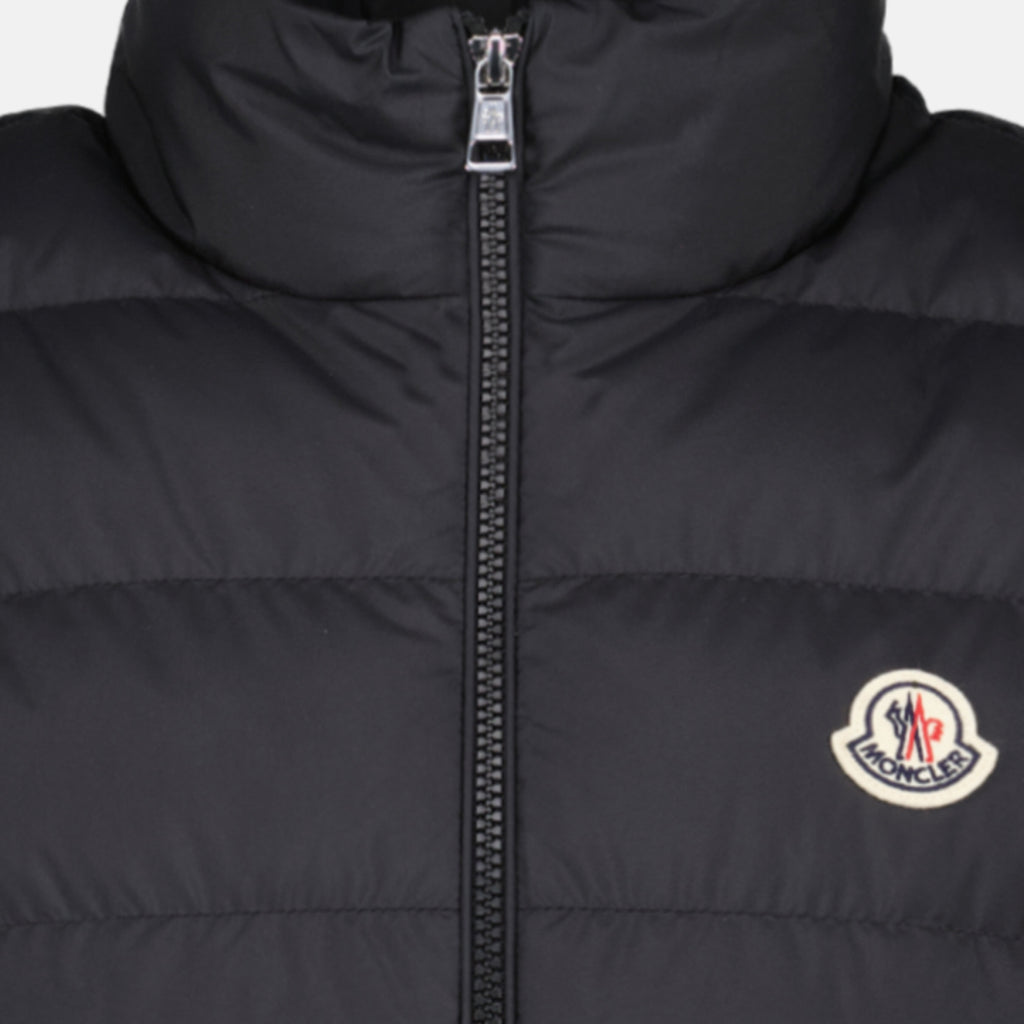Vestes Doudoune sans manches Contrin noir Moncler Noir Homme
