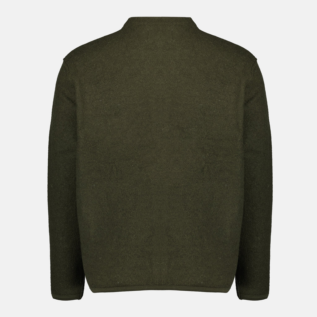 Image de l'article Cardigan Seijii en laine de la marque Japan Rag pour Homme - Saison Automne-Hiver 2025 - Vue de Dos