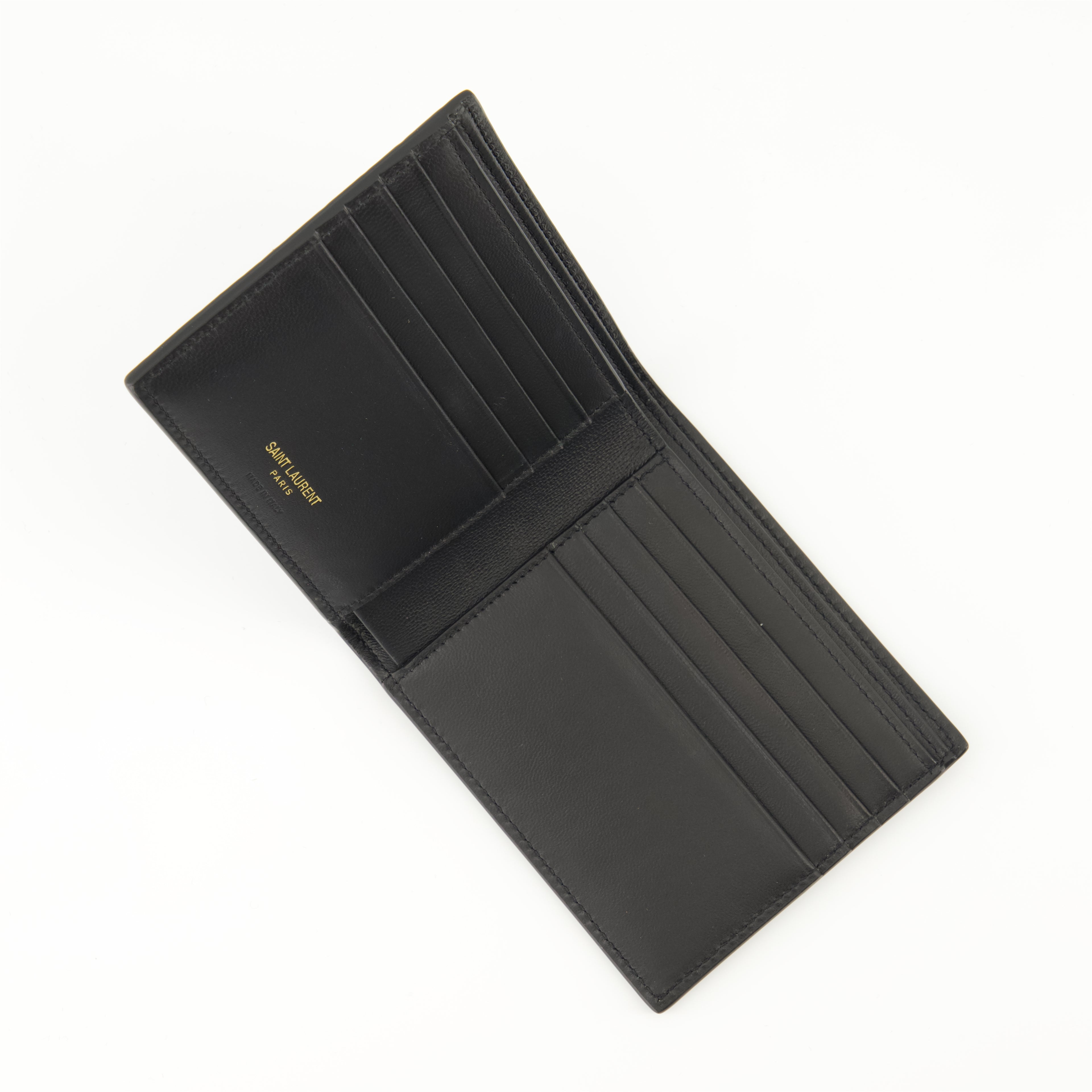 Petite maroquinerie Portefeuilles Tiny Cassandre East/West Saint Laurent Noir Homme
