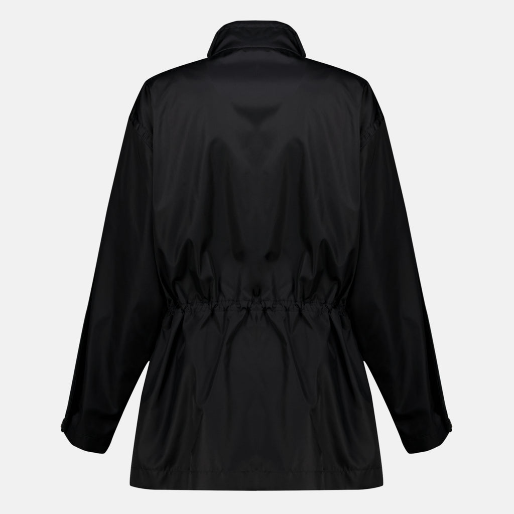 Manteaux Parka Preta em Re-Nylon Prada Noir Femme