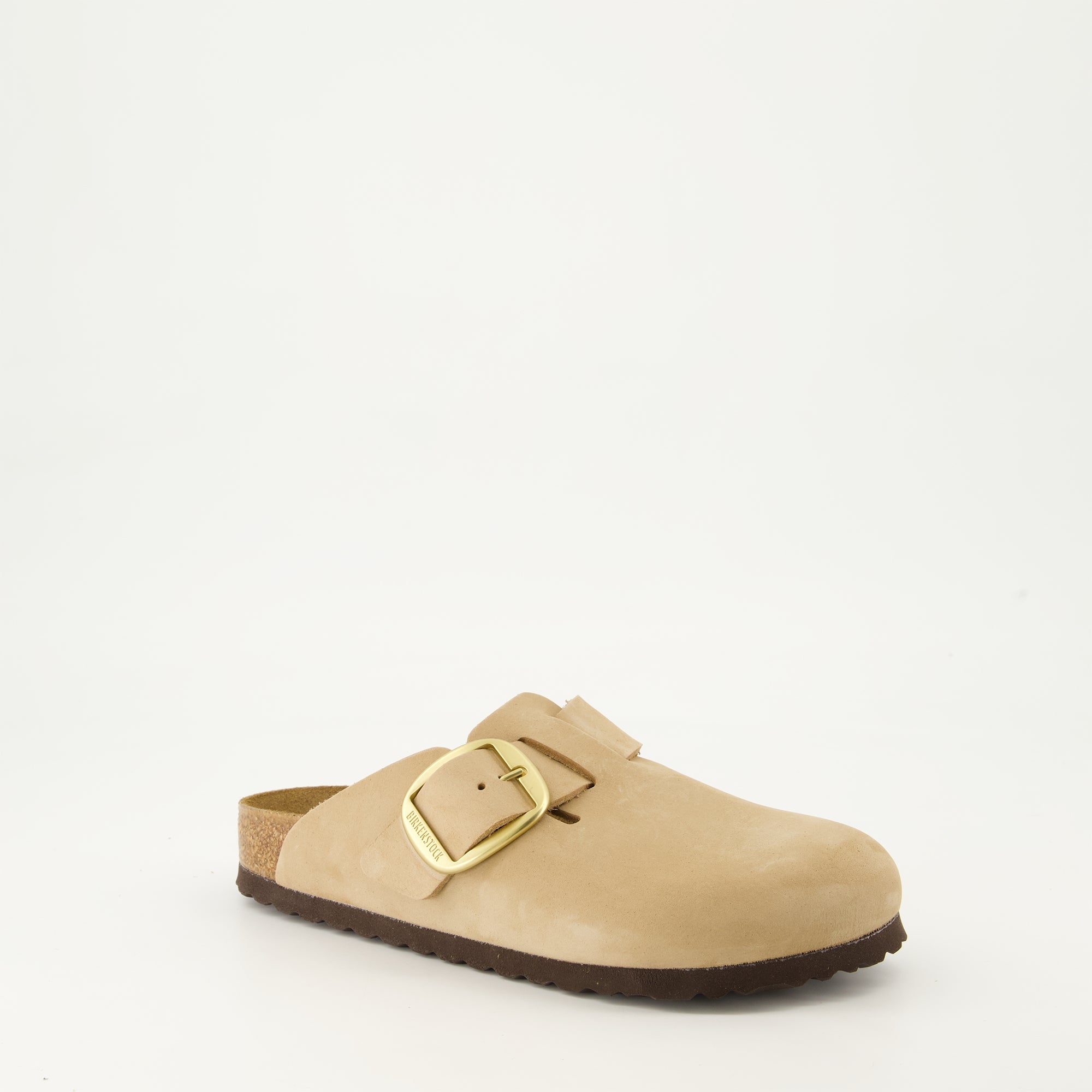 Chaussures ouvertes Mules Boston Birkenstock Beige Femme