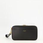 Bild der schwarzen Saint Laurent Paris Tasche für Herren - Frühling-Sommer 2026 - Vorderansicht
