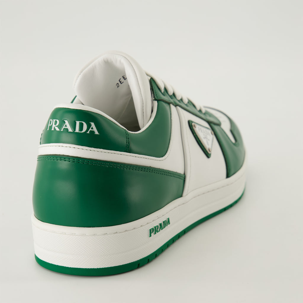 Baskets Baskets Downtown Prada Vert Homme
