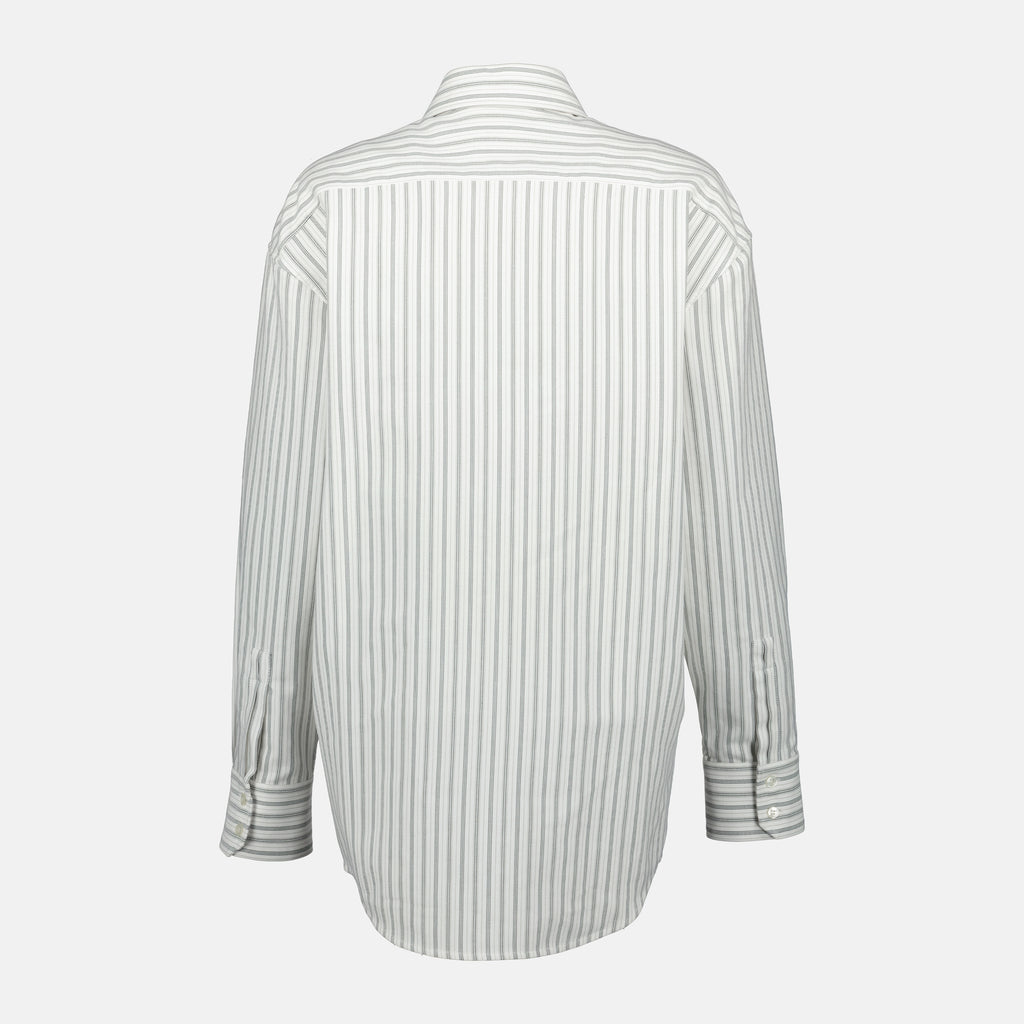 Chemises Chemise à rayures Saint Laurent Blanc Femme