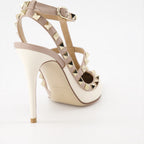 Escarpins Escarpins Rockstud Valentino Garavani Beige Femme