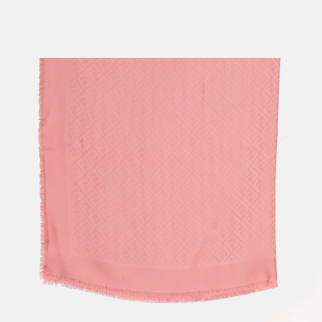 Imagem do artigo châle FF em seda e lã da marca Fendi para Mulheres - Temporada Outono-Inverno 2025 - Vista Detalhada_2