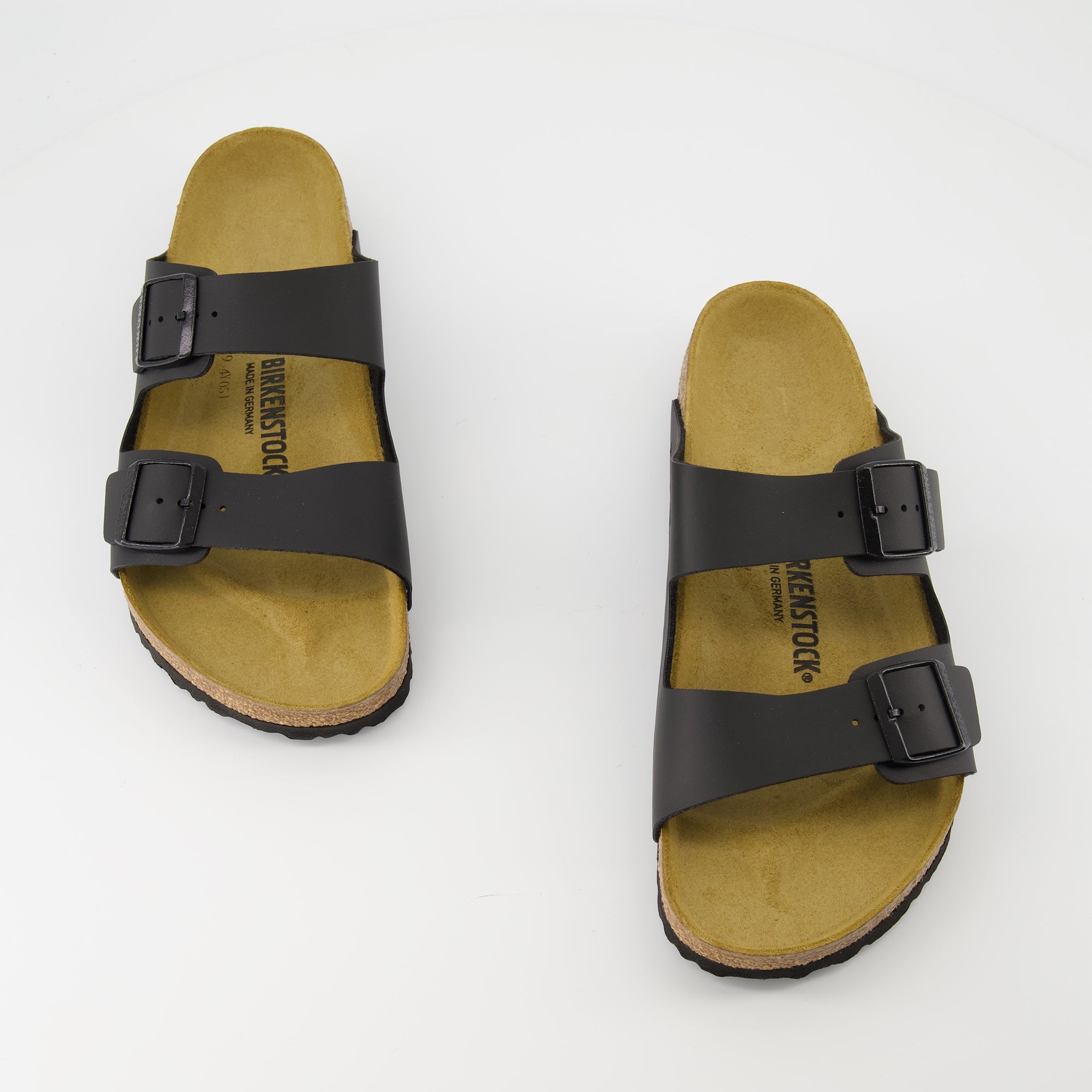 Sapatos abertos Sandálias Arizona Birkenstock Preto Homme