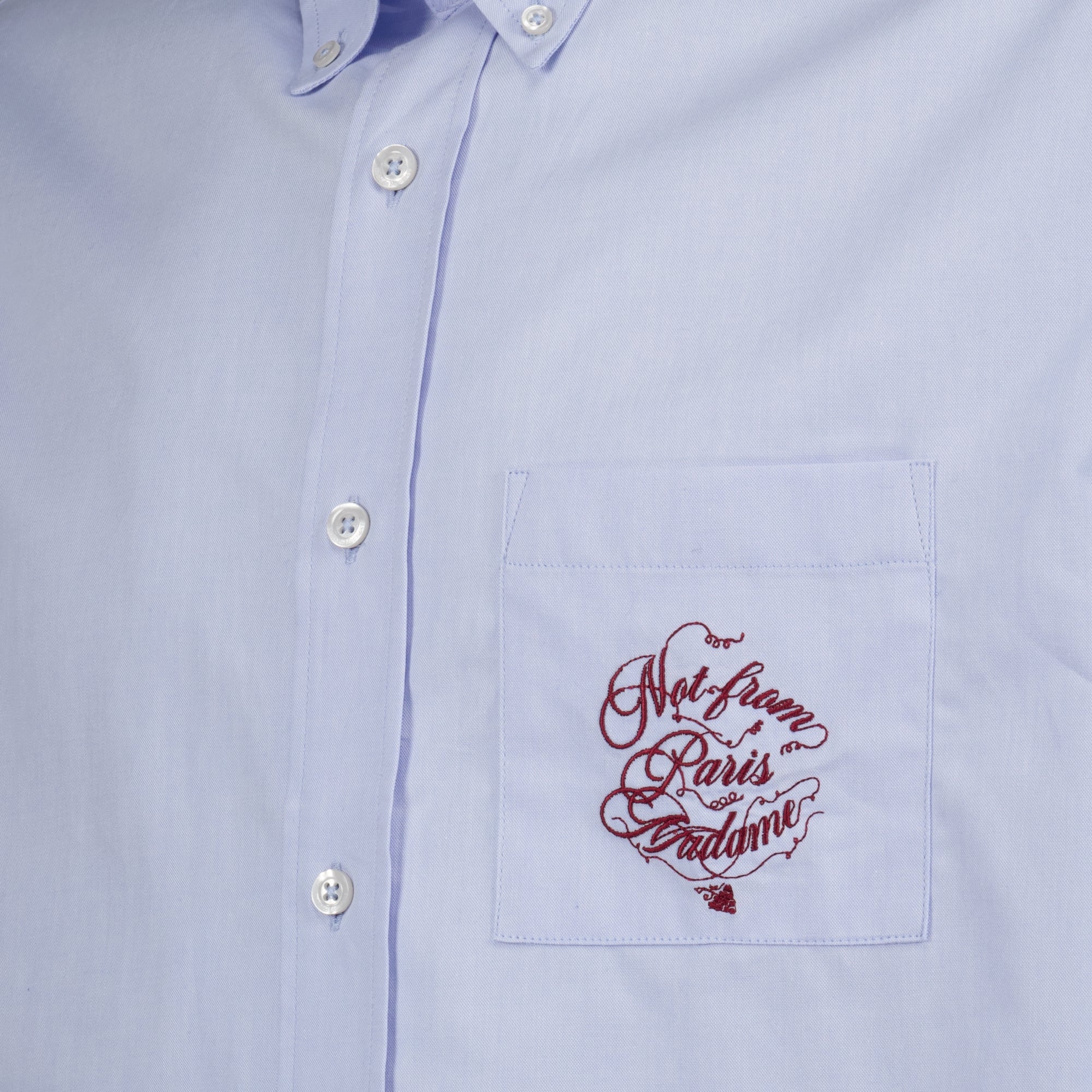 Hemden Slogan Shirt Drole De Monsieur Blau Homme