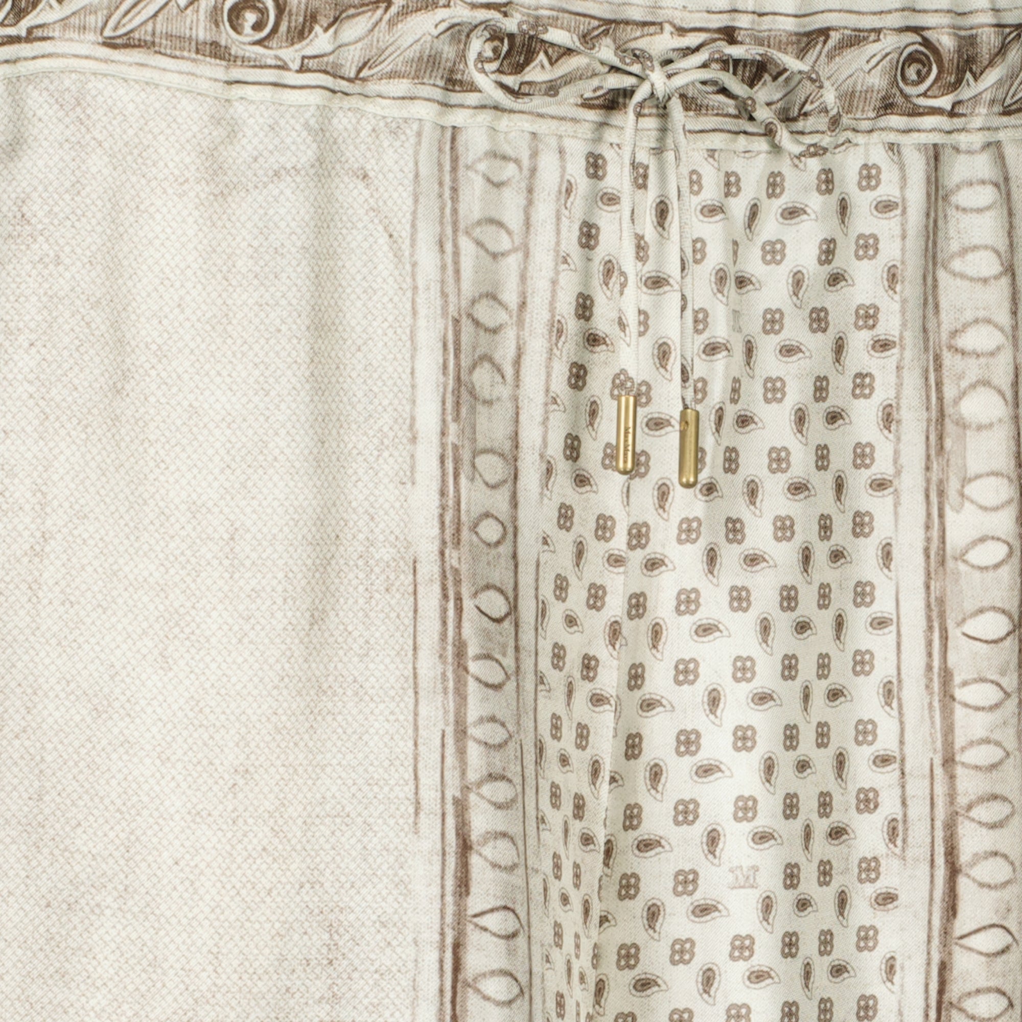 Image de l'article Pantalon en soie imprimé de la marque Max Mara pour Femme - Saison Printemps-Été 2026 - Vue détaillée_1