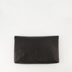 Clutches Clutch Envolvente Saint Laurent Negro Mujeres
