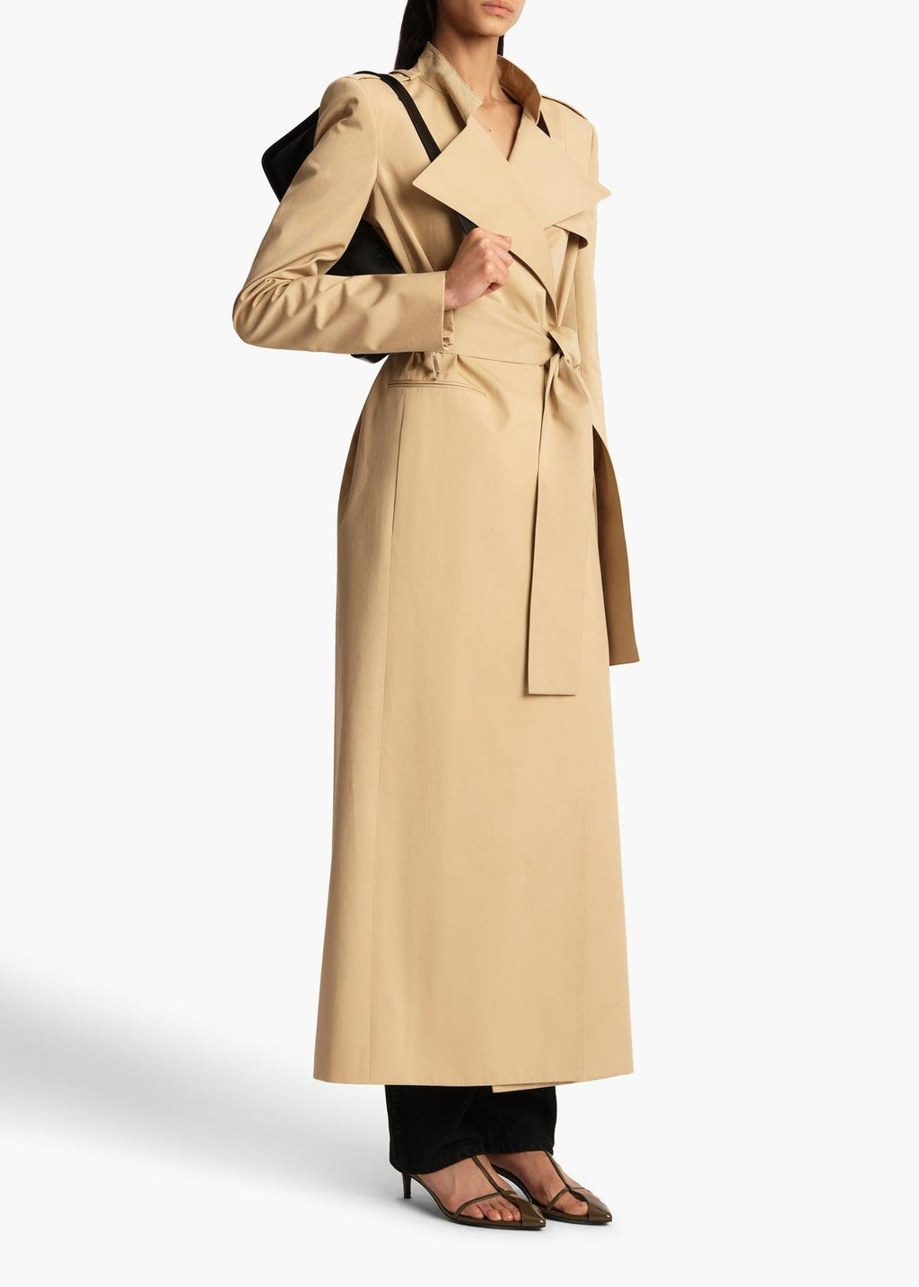 Cappotti Trench Maxwell Khaite Beige Femme