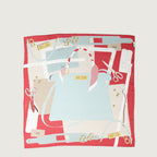 Écharpes, foulards et gants Foulard en soie Fendi Bleu Femme