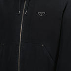 ジャケット フーデッドジャケット Prada 黒 Homme