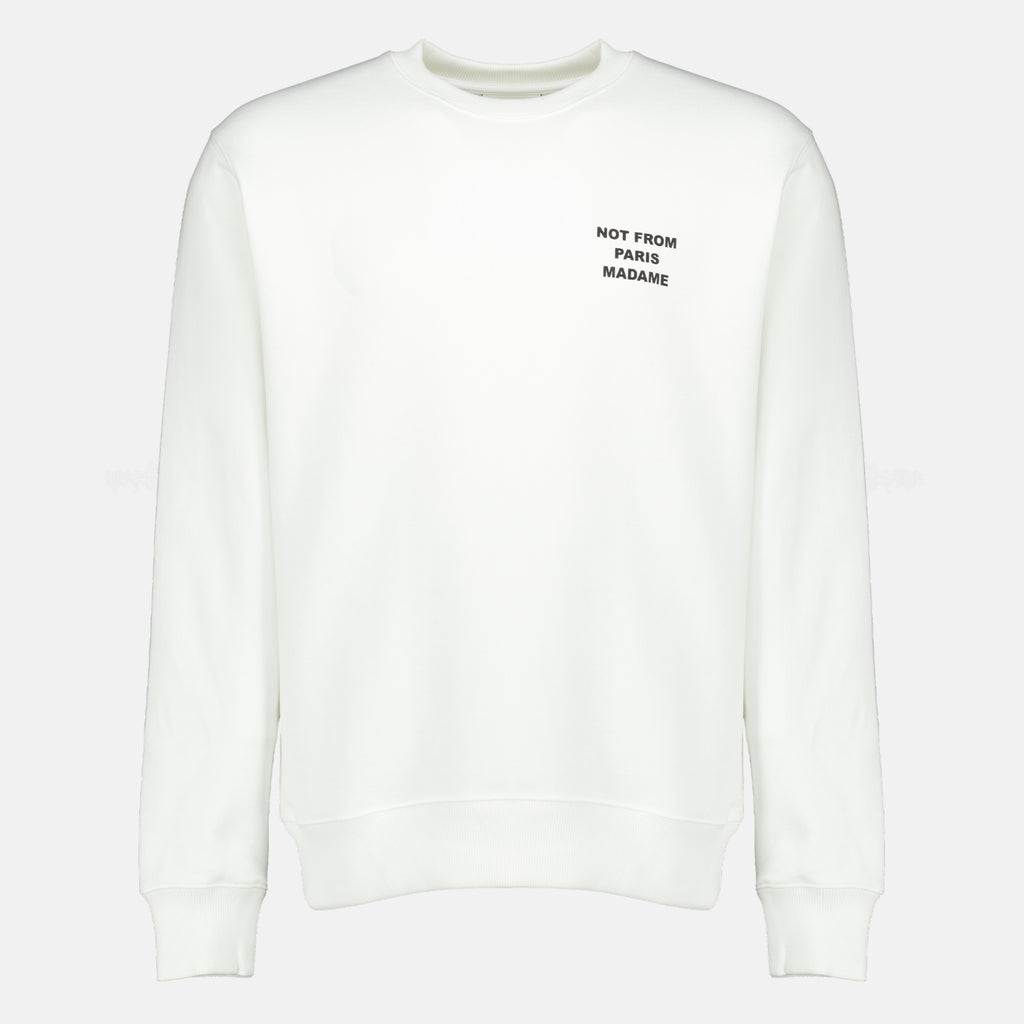 Sweatshirts Sweatshirt Slogan Classique blanc Drole De Monsieur Blanc Homme
