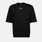 T-shirts T-shirt Oval-D Diesel Noir Homme