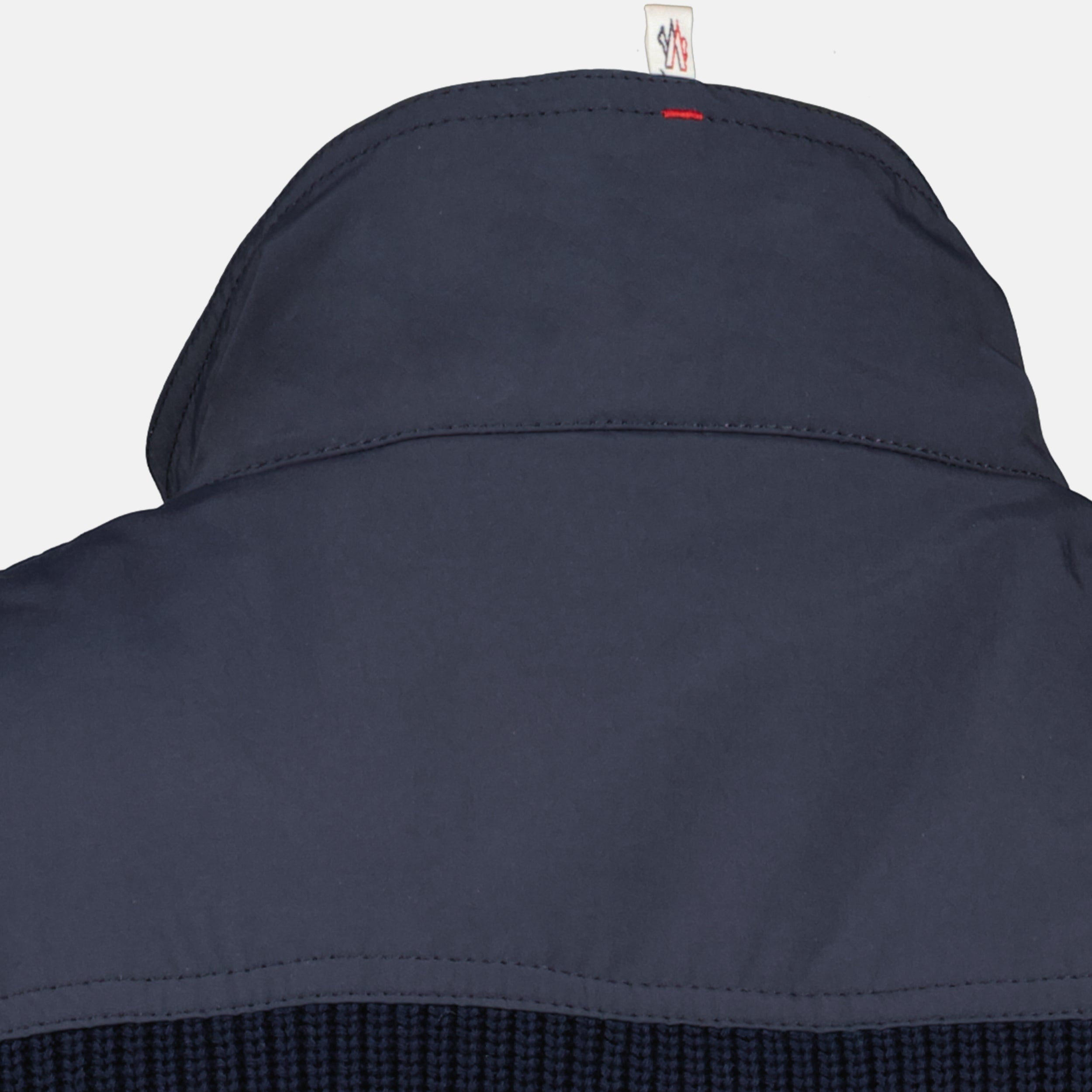 Image de l'article Veste cardigan bi-matière bleu de la marque Moncler Grenoble pour Homme - Saison Printemps-Été 2026 - Vue détaillée_2