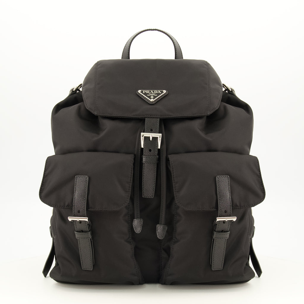 Sacs à dos Mochila Re-Nylon Preta Prada Noir Homme