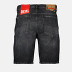 Shorts Short en jean D-fin Diesel Negro Homme