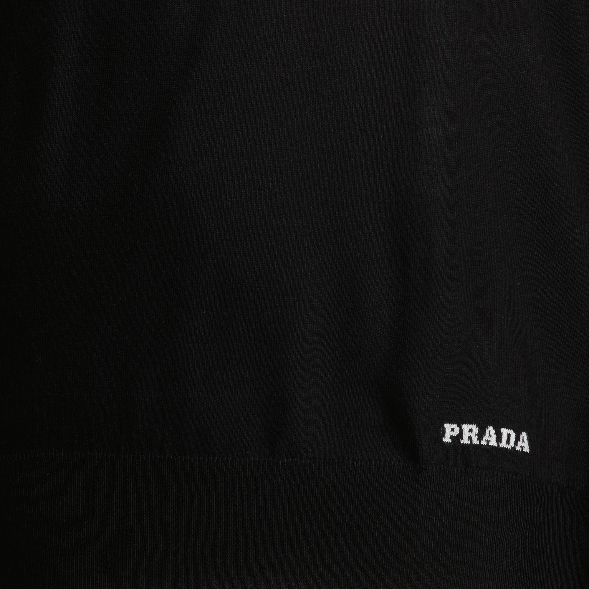 Maille Pull en soie Prada Noir Homme