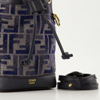 버킷백 Sac seau Mon trésor mini Fendi 진한 파란색 Femme