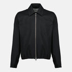 Image de l'article Blouson noir AMI de coeur de la marque Ami PARIS pour Homme - Saison Printemps-Été 2026 - Vue de Face