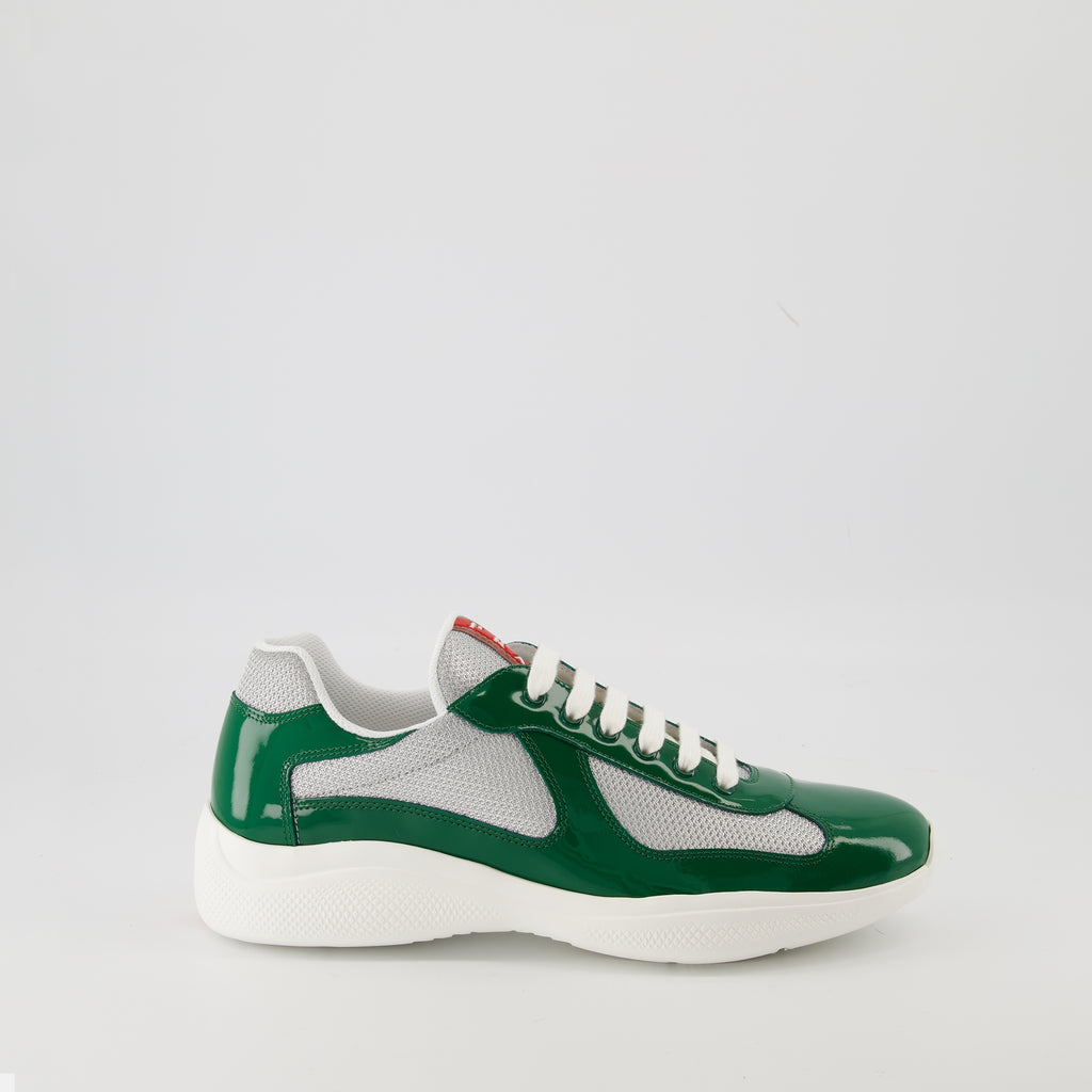Baskets Baskets America's cup Prada Vert Homme