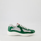 Baskets Baskets America's cup Prada Vert Homme