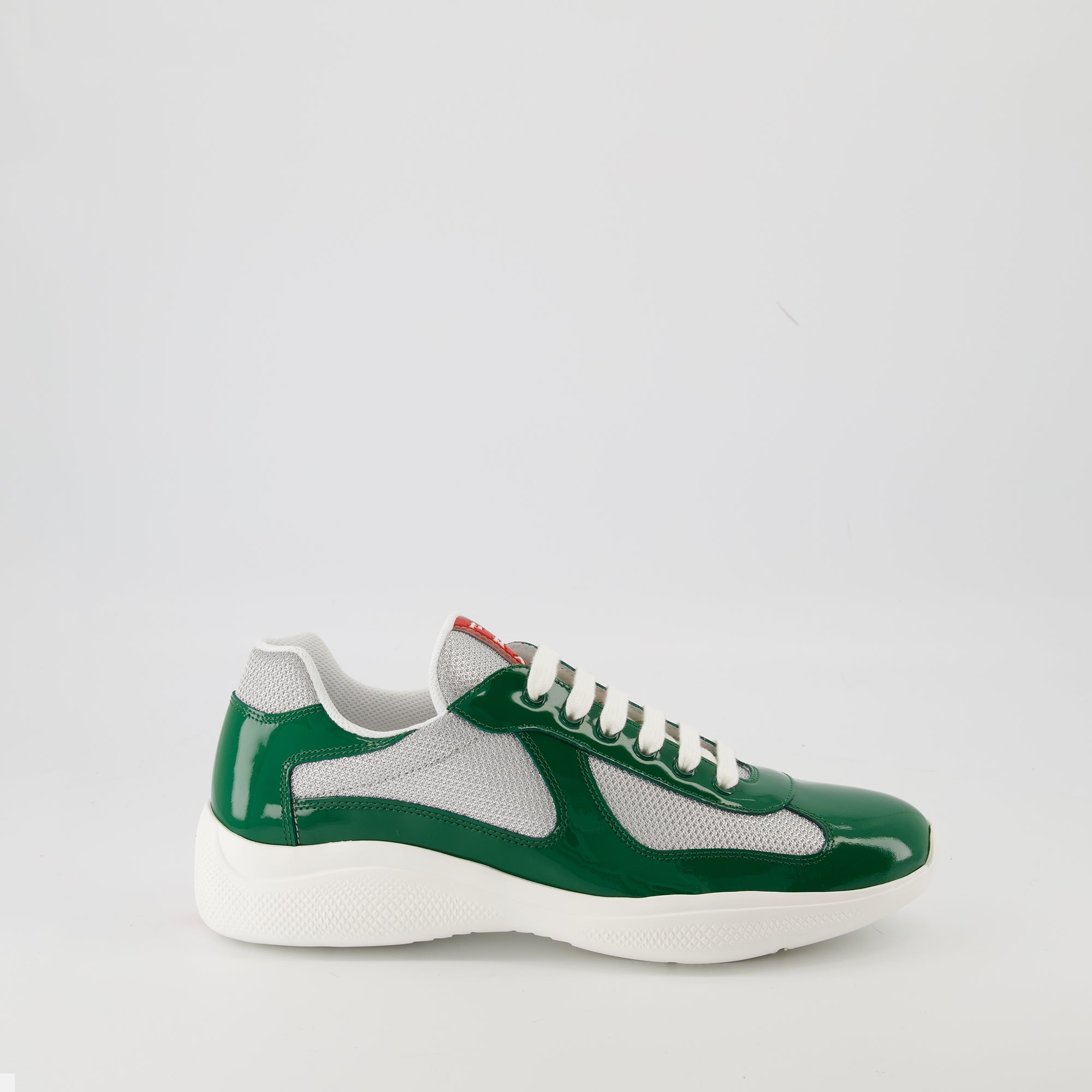 Baskets Baskets America's cup Prada Vert Homme