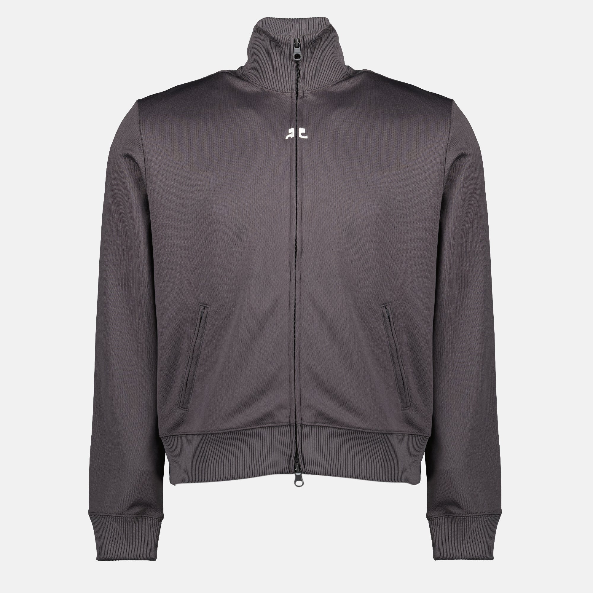 Imagen de la Chaqueta de Chándal Azul de Courrèges para Hombre - Temporada Primavera-Verano 2026 - Vista Frontal