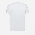 T-shirts T-shirt blanc Moncler Blanc Homme