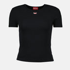 Camisetas T-shirt T-Ele-Long Diesel Negro Femme