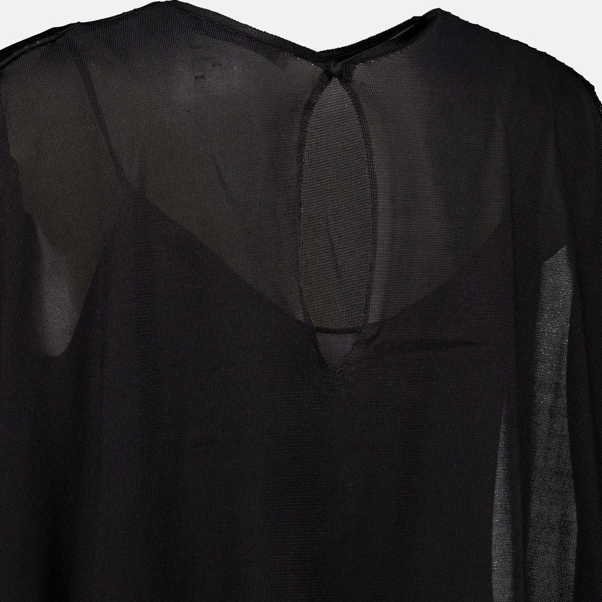 Maille Top de Seda Preto Fendi Noir Femme