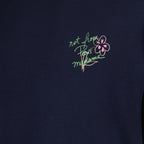 T-shirt T-shirt Slogan Esquisse Drole De Monsieur Blu scuro Homme