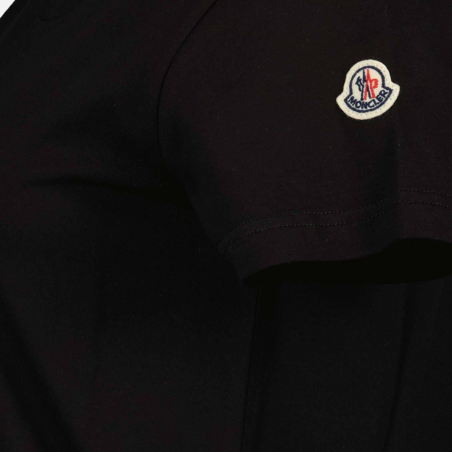 Camisetas T-Shirt com Logo Moncler Preto Femme