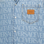 Camisas Chemise en denim Versace Azul Homme