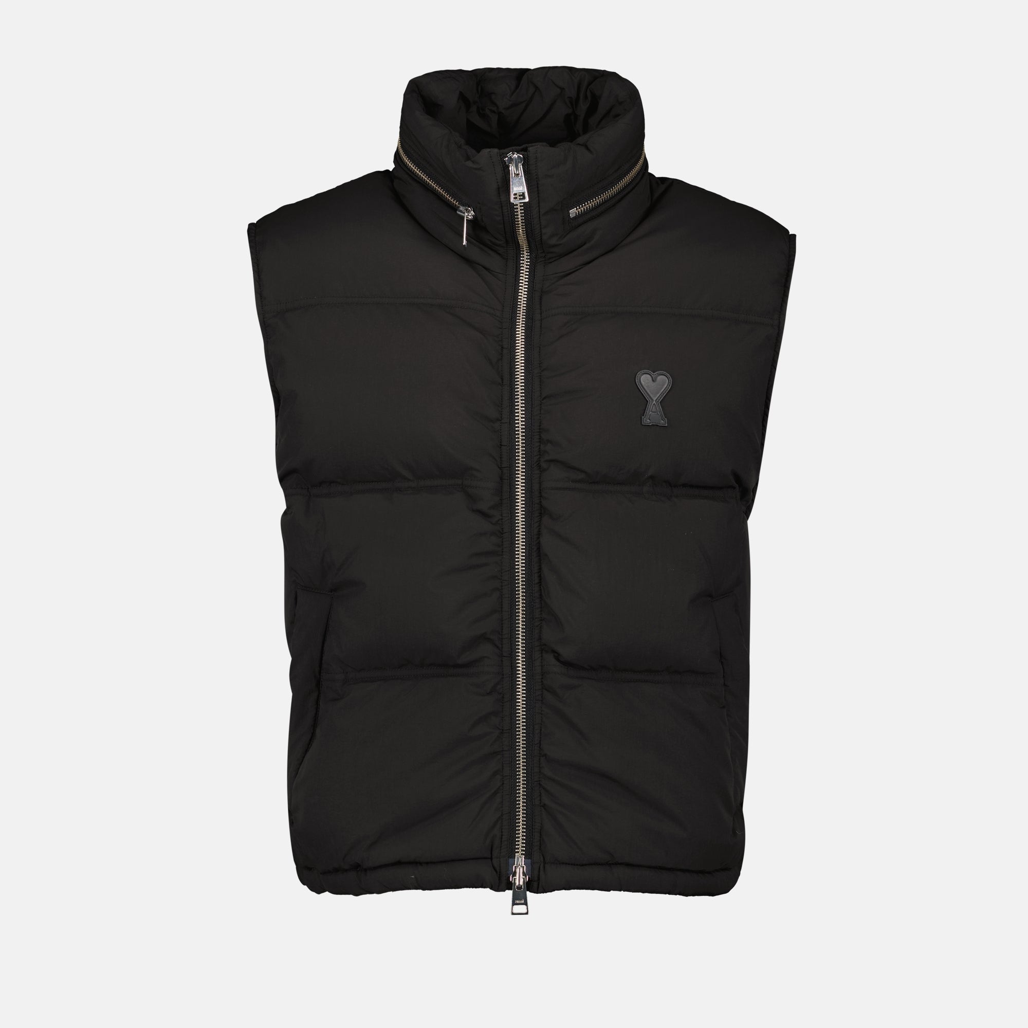 Vestes Doudoune sans manches AMI de Coeur Ami PARIS Noir Homme