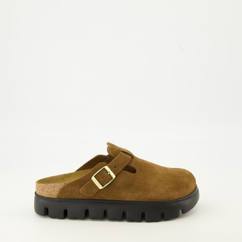 Image de l'article Sandales Boston Chunky de la marque Birkenstock pour Femme - Saison Automne-Hiver 2025 - Vue latérale droite