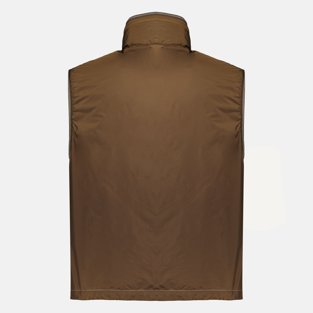 Vestes Gilet Impermeável Ansiei Castanho Moncler Marron Homme