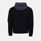 Vestes Veste bi-matière Moncler Bleu foncé Homme