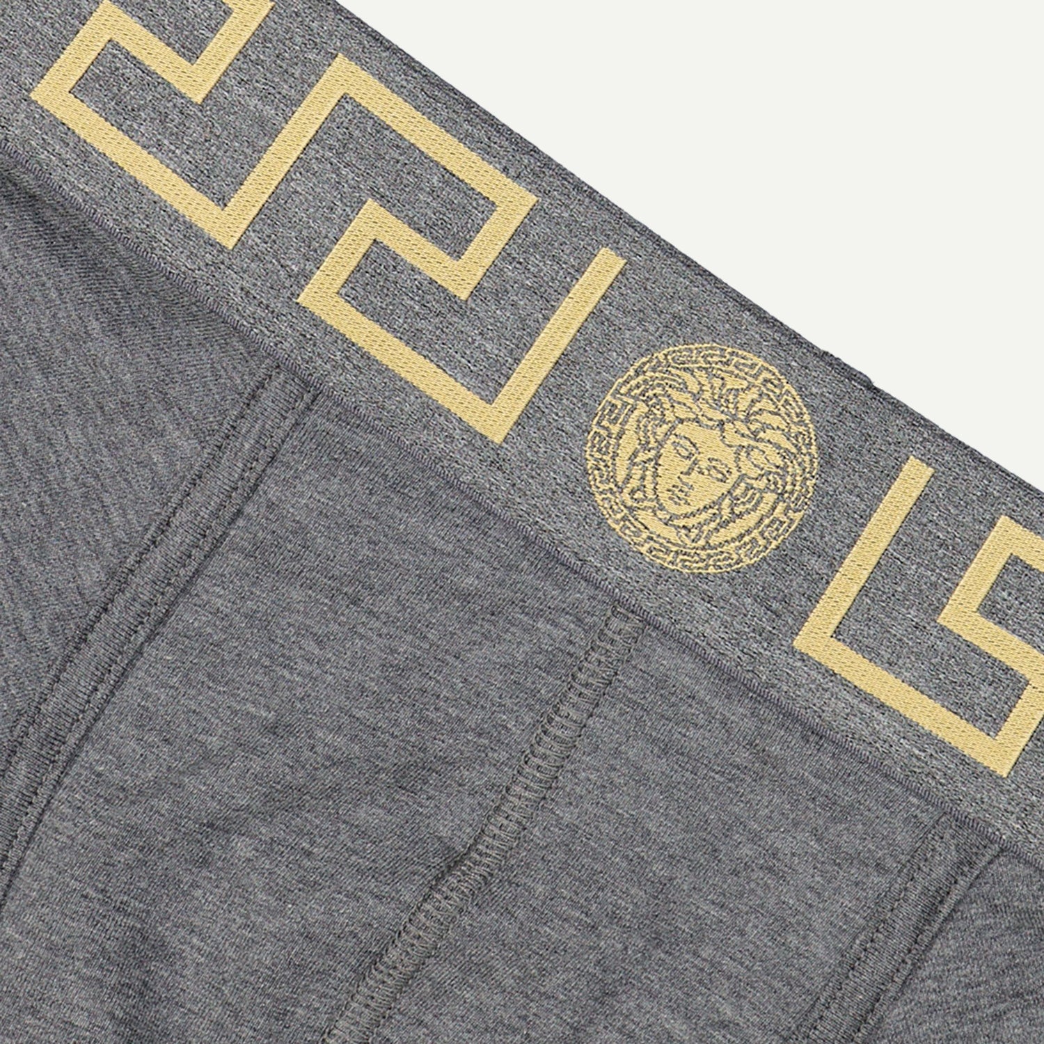 Sous-vêtements et homewear Boxer court Medusa Greca Versace Gris Homme