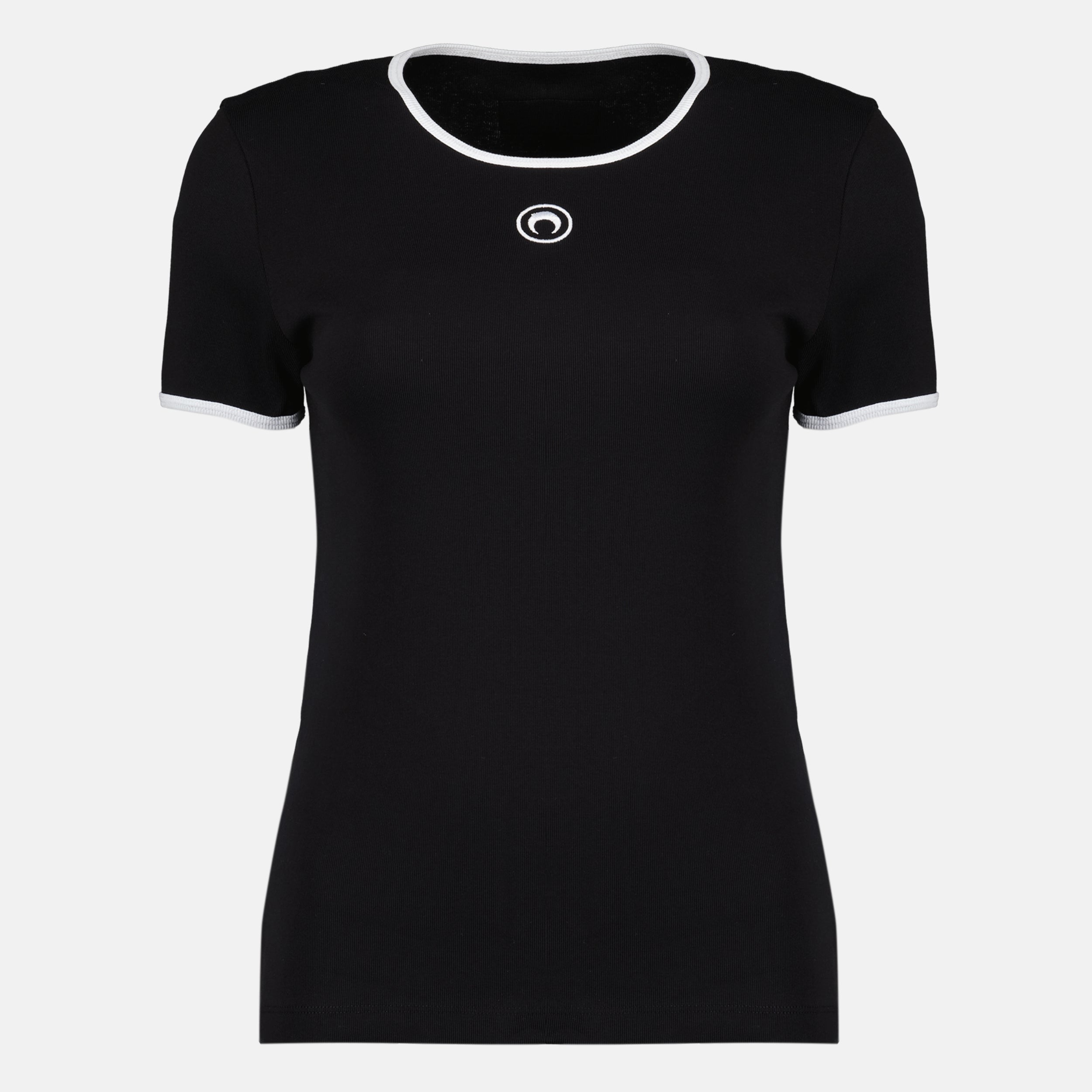T-shirts T-Shirt Nera Moon Marine Serre Noir Femme