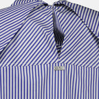 Image de l'article Blouse à rayures bleu marine de la marque Ami PARIS pour Unisex - Saison Automne-Hiver 2025 - Vue détaillée_2