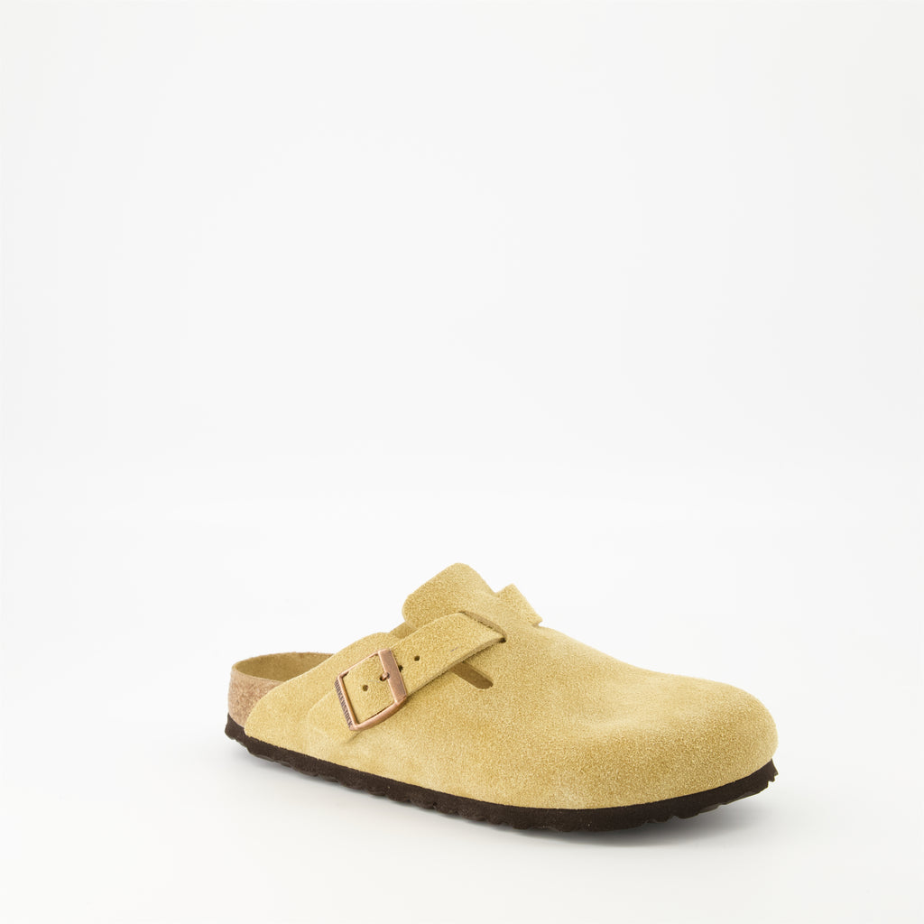 Scarpe aperte Boston Mules Birkenstock Beige Homme