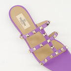 Chaussures ouvertes Sandales Rockstud Valentino Garavani Violet Femme